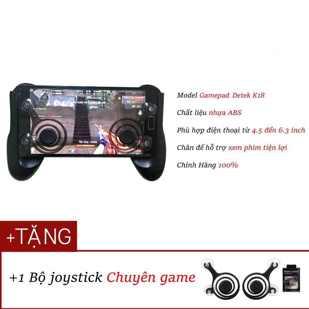 Tay cầm RK GAME 6 cho điện thoại full màn hình dưới 6.3 inch  -DC2159