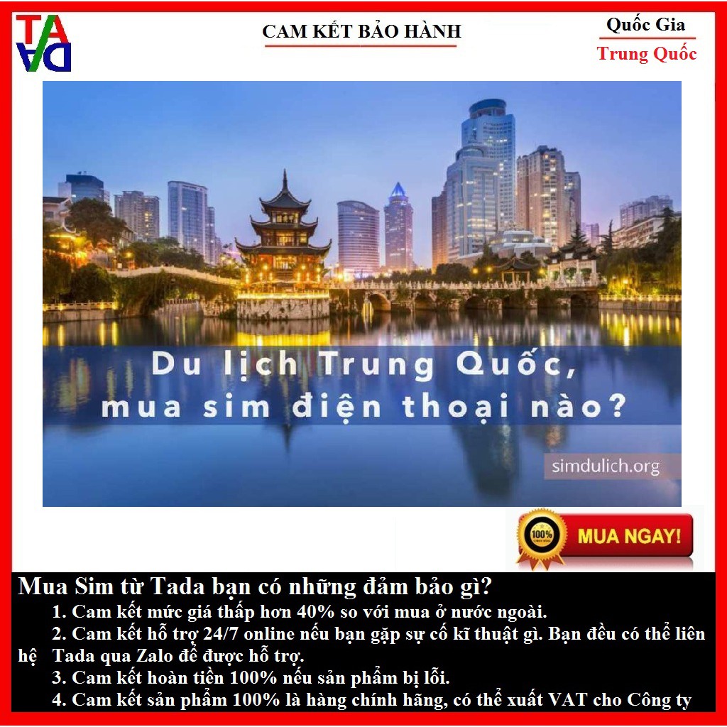 Sim Trung Quốc - Hong Kong  - Sim Du Lịch Và Công Tác Trung Quốc