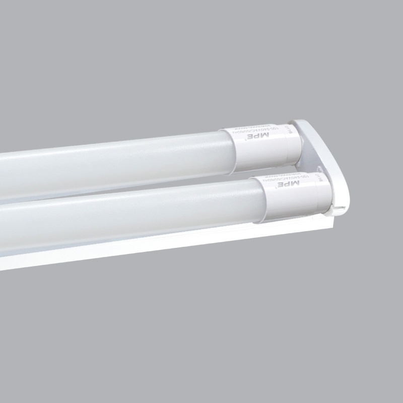 MNT-220T /V - BỘ MÁNG ĐÈN BATTEN LED TUBE T8 NANO PC BÓNG ĐÔI MPE 1M2