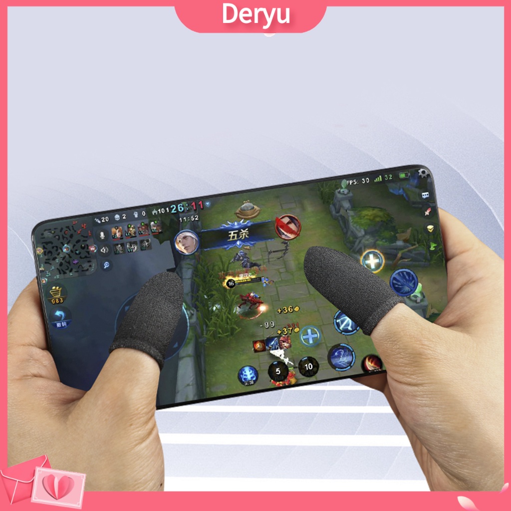 Găng đeo ngón tay hỗ trợ chơi game điện thoại thiết kế thoáng khí chống trượt