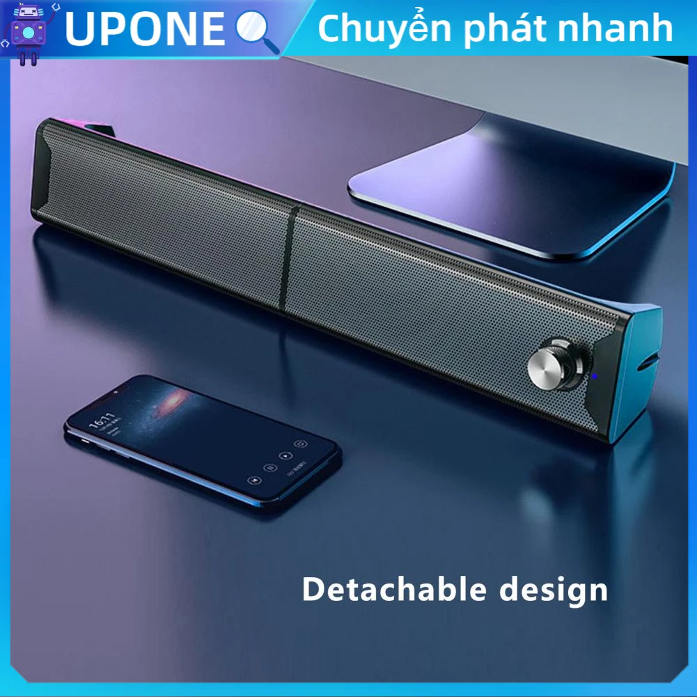 Loa Máy Tính Có Dây Đa Phương Tiện Mini Dải Để Bàn Âm Thanh Nổi Với Siêu Trầm Cho Gia Đình Laptop UPONE