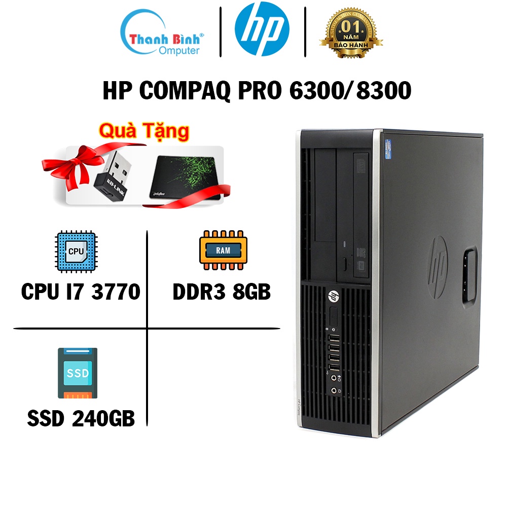 Máy Tính Đồng Bộ ThanhBinhPC️ HP PRO 6300/8300   - BẢO HÀNH 12 THÁNG 1 ĐỔI 1 -  Thùng PC Giá Rẻ