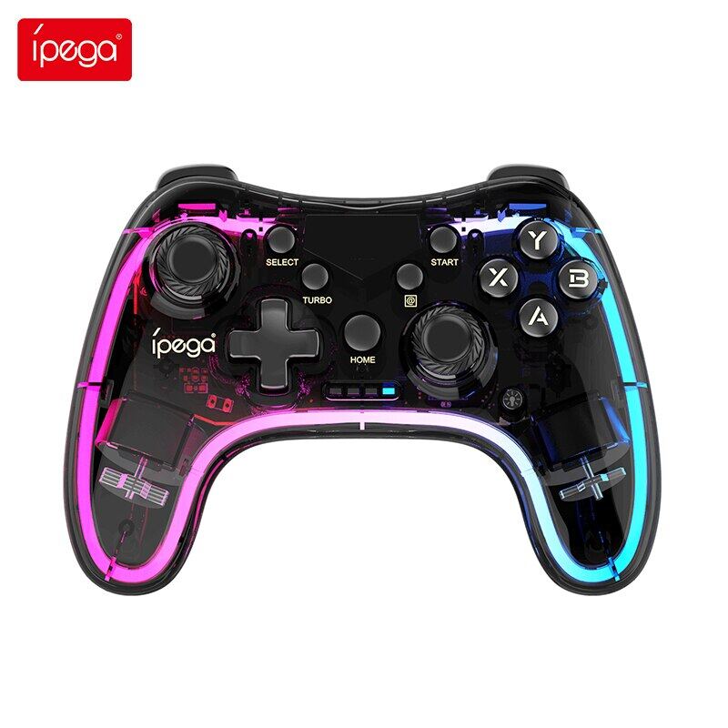 IPEGA Bộ Điều Khiển Trò Chơi Bluetooth PG-9228 Tay Cầm Chơi Game Trong Suốt Nhiều Màu RGB Cho Nintendo Switch Trò Chơi MFi Điện Thoại Thông Minh IOS Android