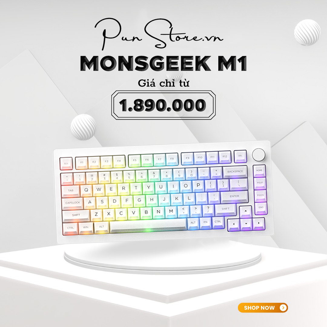 Bàn phím cơ MONSGEEK M1W 3 Mod