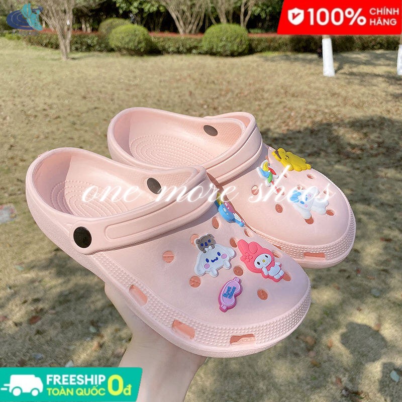 YUNGUANG Giày sandal nữ đế dày đế dày chống trượt phong cách mới Giày xỏ lỗ cảm giác xỏ ngón phong cách mới cho nữ