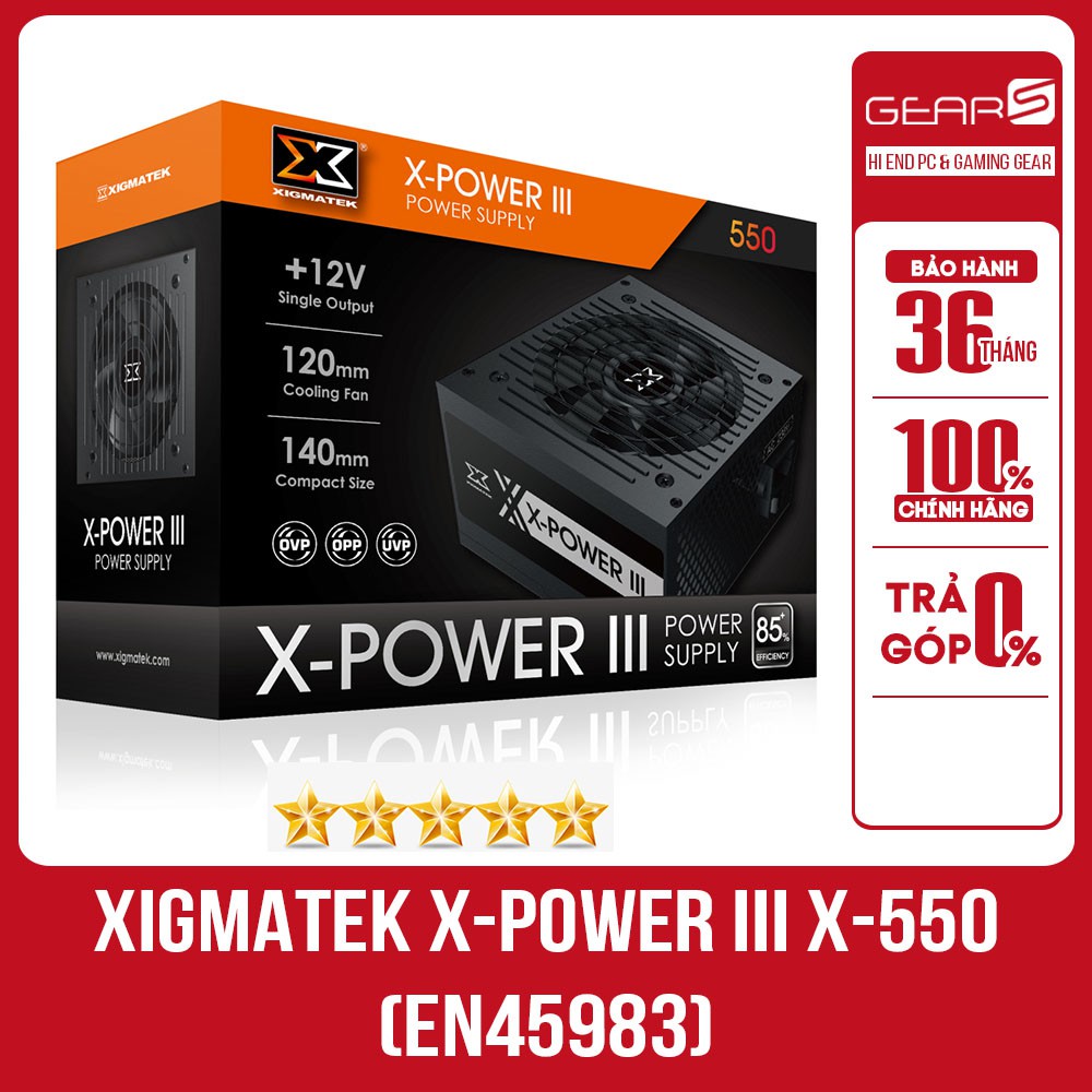 Nguồn XIGMATEK X-POWER III X-650 Chính hãng Mai Hoàng Bảo Hành 36 Tháng