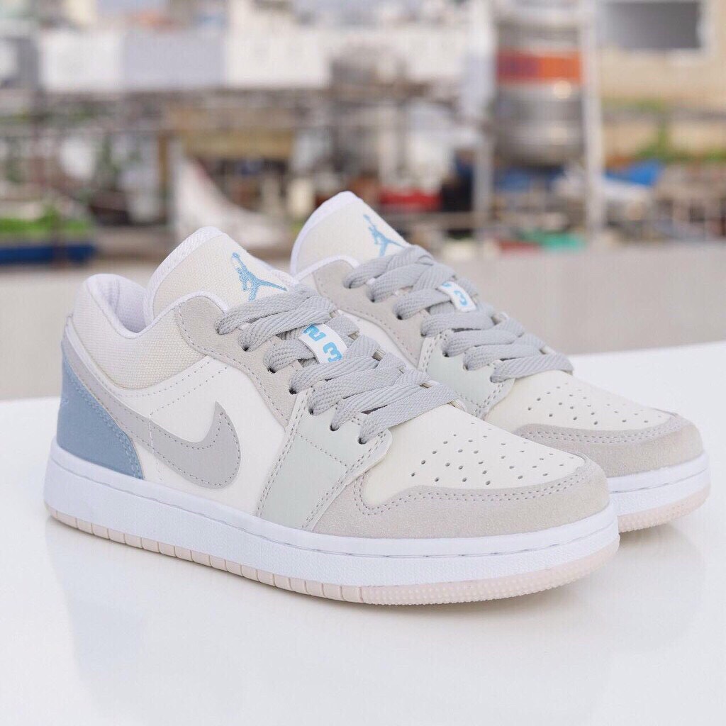 Giày thể thao, giày jordan xám xanh paris giày nữ giá rẻ đủ size nam nữ 36-43 hàng cao cấp phù hợp với học sinh, sinh viên