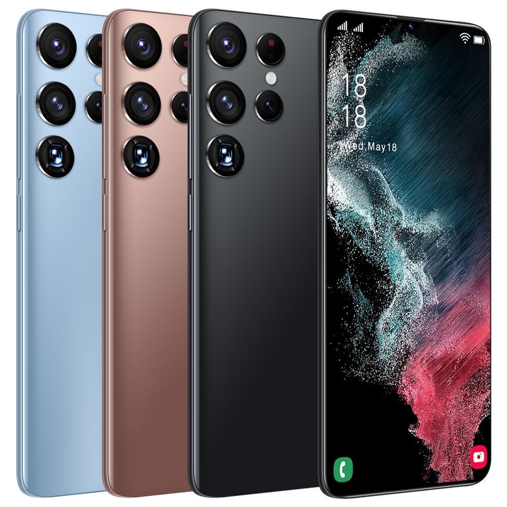 Điện thoại giá rẻ S22 Ultra Điện Thoại Di Động Chính Hãng Murah Màn Hình Full HD 6.7Inch Điện Thoại Di Động Bộ Nhớ Lớn 16+512GB Hai Thẻ Sim Camera HD 64+32MP Pin 6800mAh điện thoại chính hãng giá rẻ