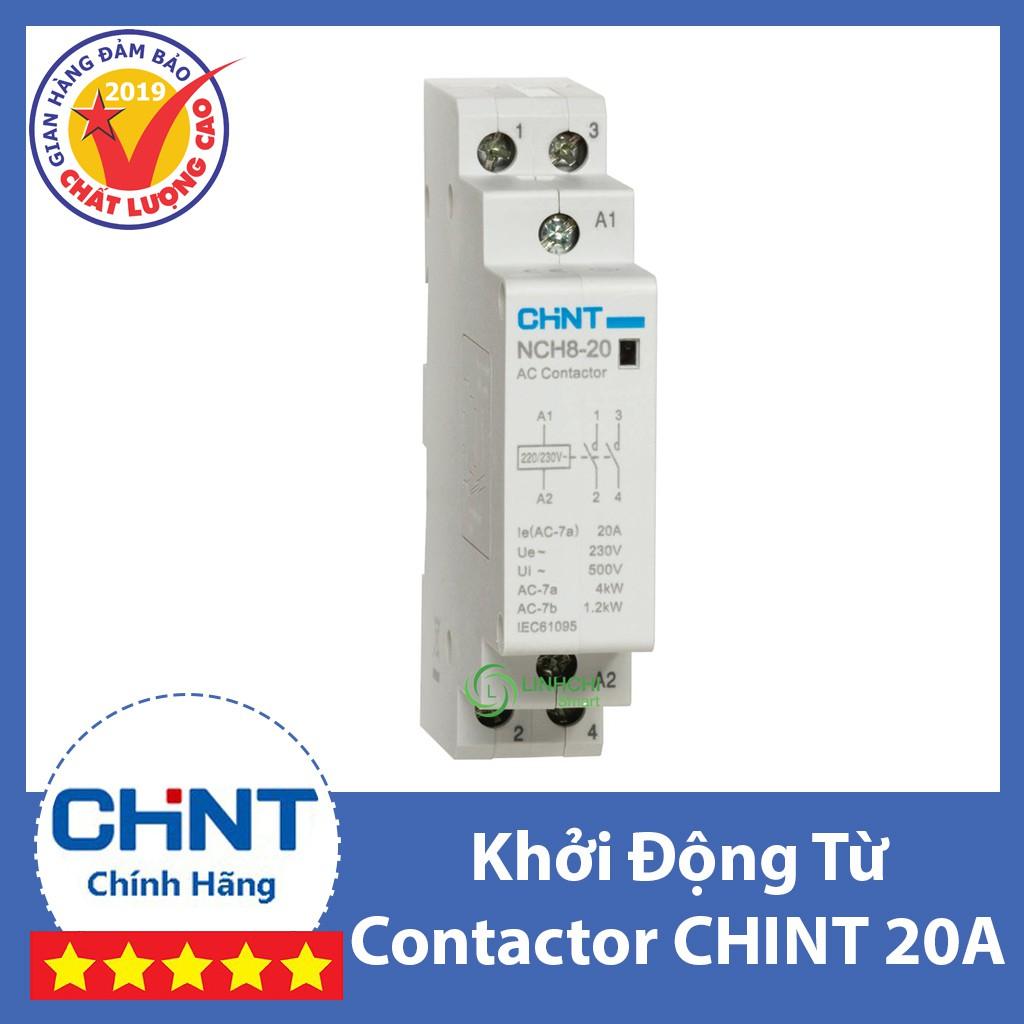 Khởi động từ 1 pha CHINT 25A (Contactor),khởi động từ 25A chint