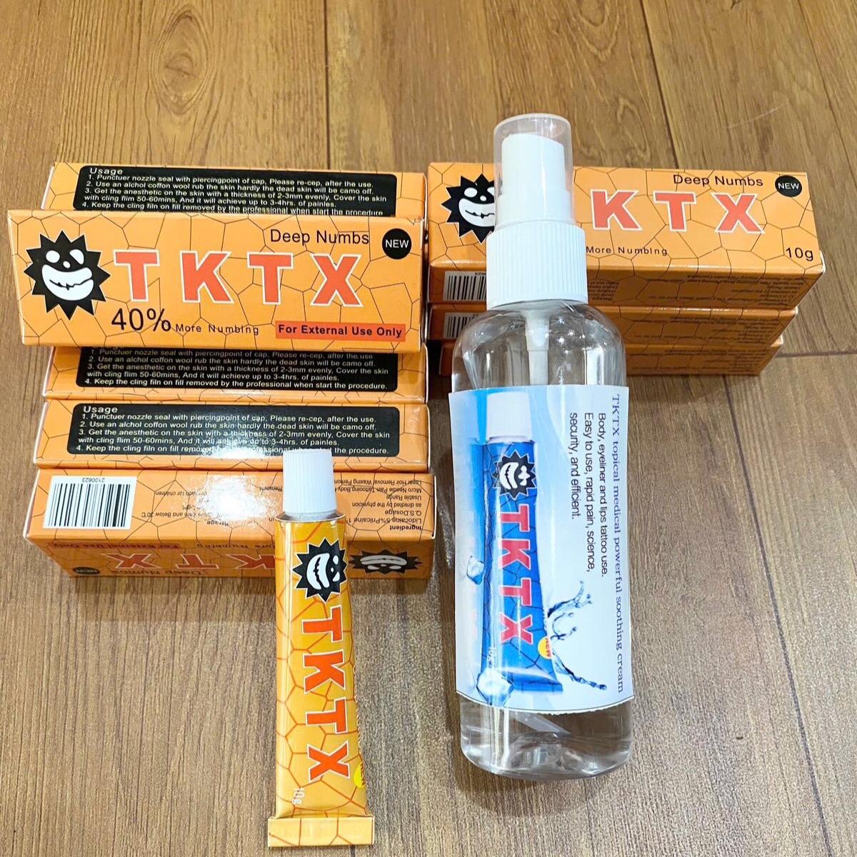 Kem tê ủ TKTX 40% kèm nước vệ sinh TKTX trước khi làm việc