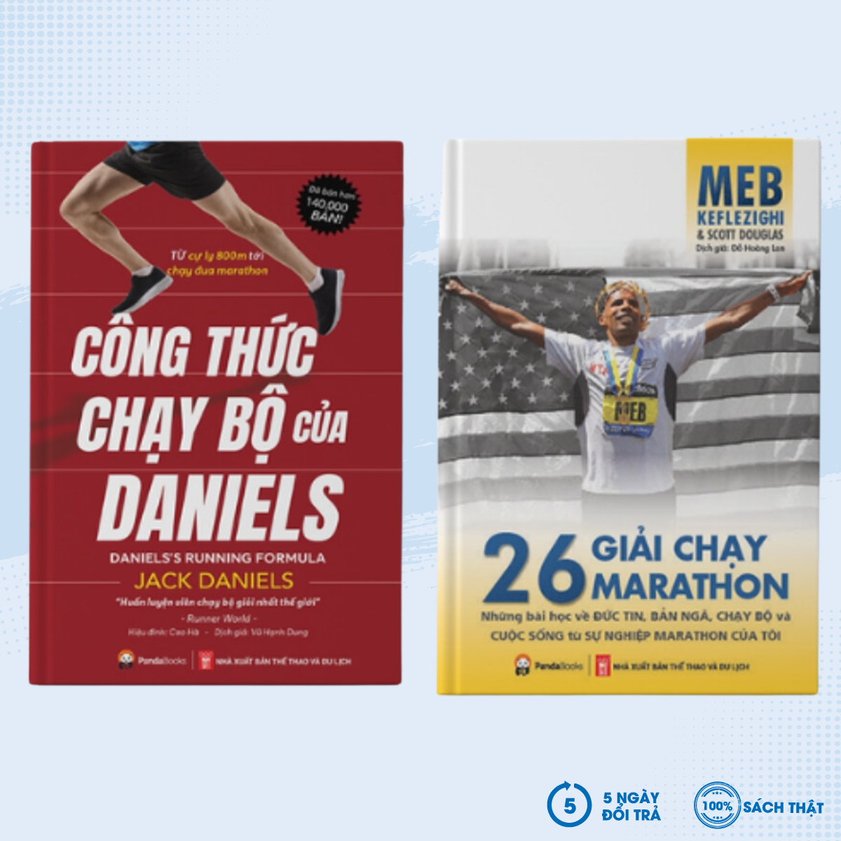 Sách - Combo 26 Giải Chạy Marathon + Công Thức Chạy Bộ Của Daniels  - PD - Newshop