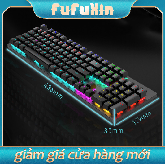 Bàn phím cơ khí Hồ Chí Minh HP GK100F 104 phím Bàn phím chơi game chống xung đột với đèn nền kết hợp LED có thể điều chỉnh bàn phím cho máy tính văn phòng tại nhà eSports 6 tháng bảo hành