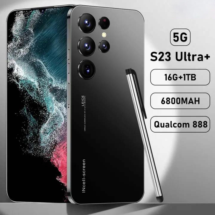 Điện thoại phone SAMSMUG S23 Ultra+ 5G dien thoai giá rẻ Chơi Trò chơi Hai Thẻ Sim Màn Hình Full HD 7.3inch Bộ nhớ 12+512GB Camera HD 16+32MP Pin 6800mAh Android ，điện thoại chính hãng giá rẻ