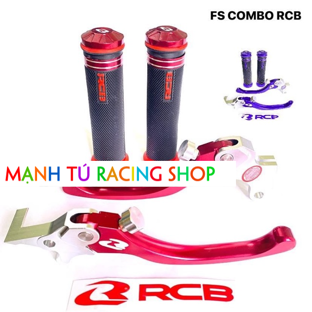 Combo tay thắng RCB S2 và bao tay RCB V2 có Gù Nhôm Winner- Ex- SH - AB VARIO