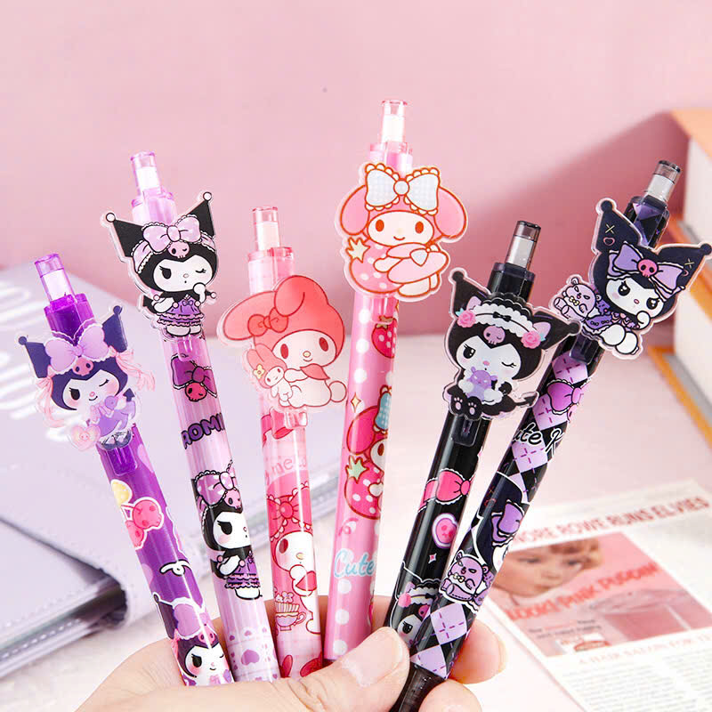[PKTC]_  Bút Gel Sanrio - Kuromi, melody Mới hot trend Học Sinh Dễ Thương Hoạt Hình Mới Phiên Bản Giới Hạn Cao Cấp