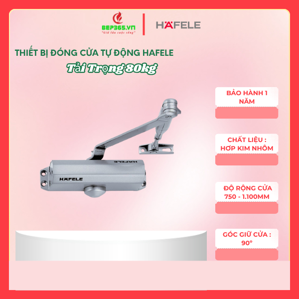 Thiết Bị Tự Đóng Cửa Hafele 499.30.002/499.30.003, Giữ Cửa, Giảm Chấn Êm, Chống Va Đập - BST