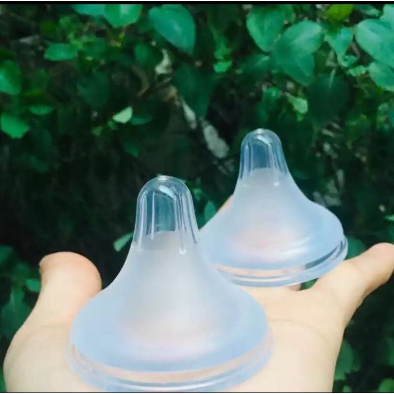 Núm ti thay thế siêu mềm bình cổ rộng cho các bình (Lansino, pigeon, gb baby, toom, babuu, kichilachi)