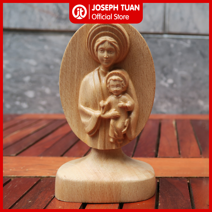 Tượng gỗ Đức Mẹ La Vang để ô tô (Our Lady of La Vang)