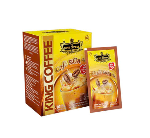 Cà phê sữa King Coffee 3in1 -  10 gói x 20g