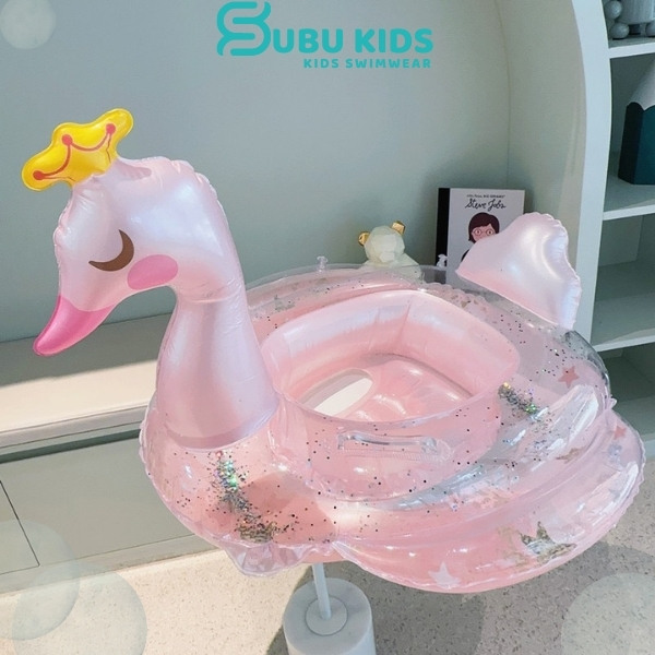 Phao bơi xỏ chân cho bé dễ thương hình thiên ga và kỳ lân Subu Kids
