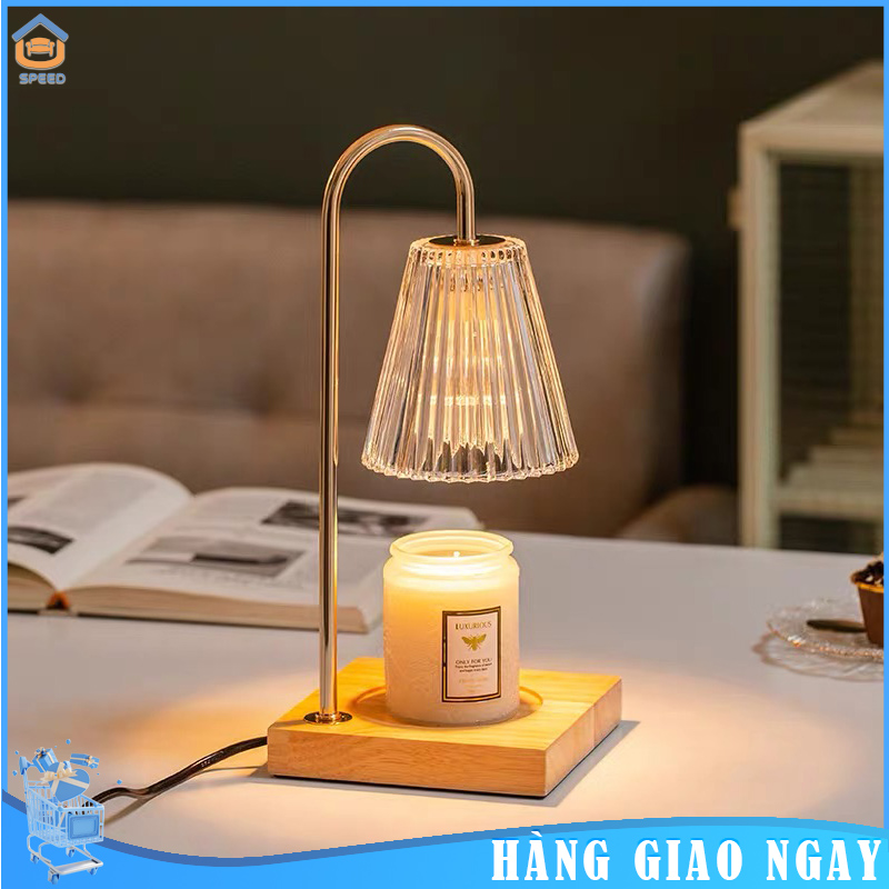 SP【Giao Hàng Nhanh】Đèn đốt nến thơm đèn bàn,Sáp thơm phòng,Candle warmer lamp,Đèn phòng ngủ,Nến xông tinh dầu,Thơm phòng,Candle nến thơm
