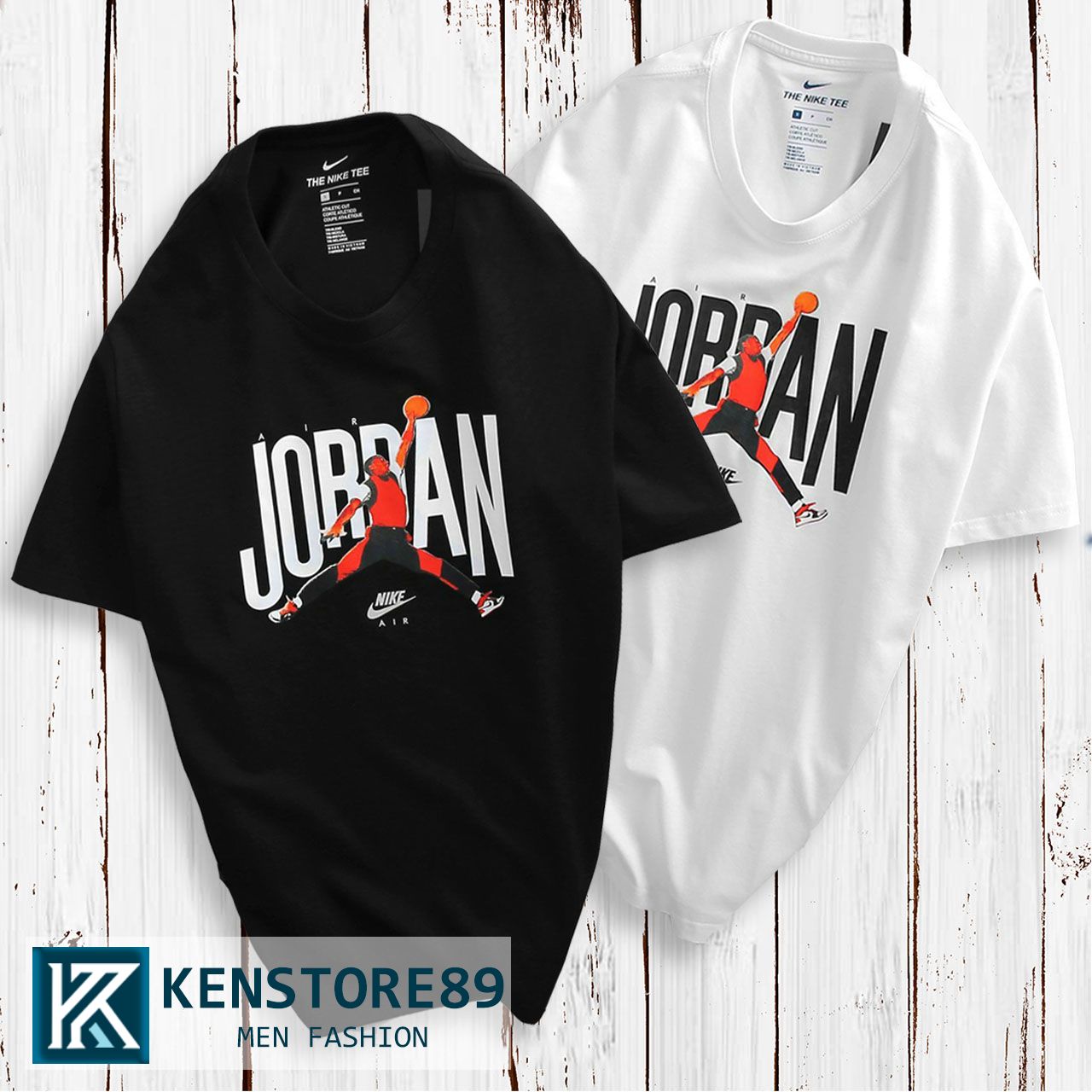 Áo thun nam cổ tròn JD cao cấp phông cotton 100% bigsize Unisex KENSTORE89 ATV178
