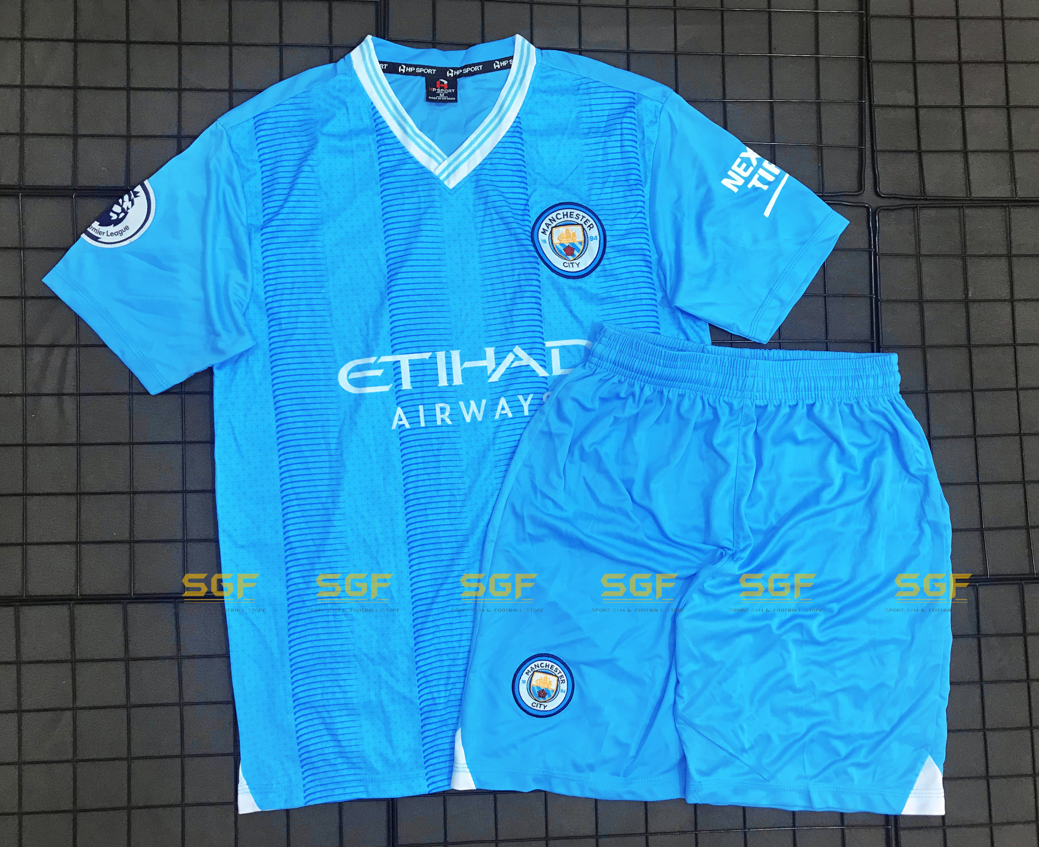 Quần Áo Bóng Đá MANCITY xanh biển sân nhà 2023