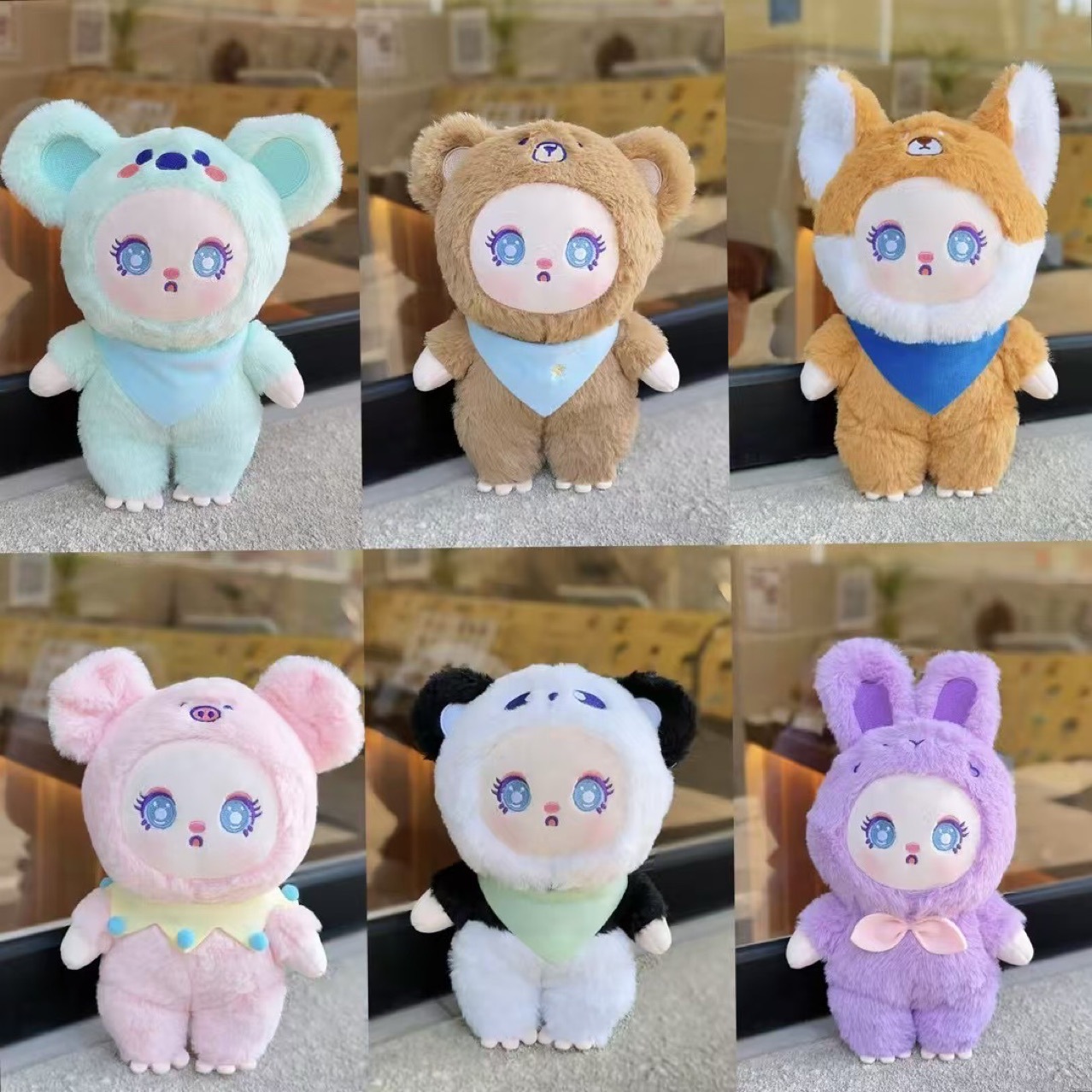 ĐỒ CHƠI BABY THREE PHIÊN BẢN GẤU BÔNG ĐỘNG VẬT 12 CON GIÁP