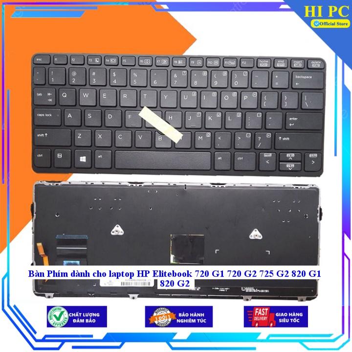 [Loại Tốt] Bàn Phím dành cho laptop HP Elitebook 720 G1 720 G2 725 G2 820 G1 820 G2 - Hàng Nhập Khẩu - CÓ KHUNG - CÓ ĐÈN