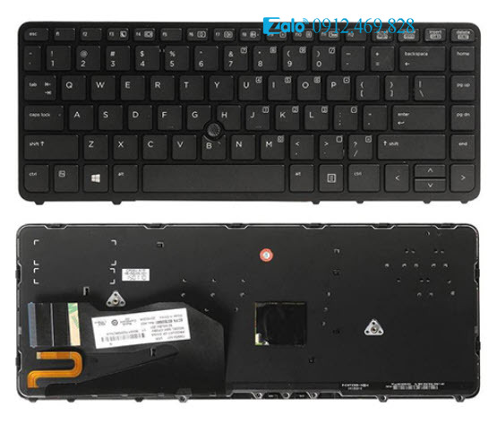 Bàn phím laptop HP EliteBook 840 G1, 840 G2, 850 G1, 740 G1, 740 G2, 745 G2, 750 G1, 755 G2, Zbook 14 – 840 G1