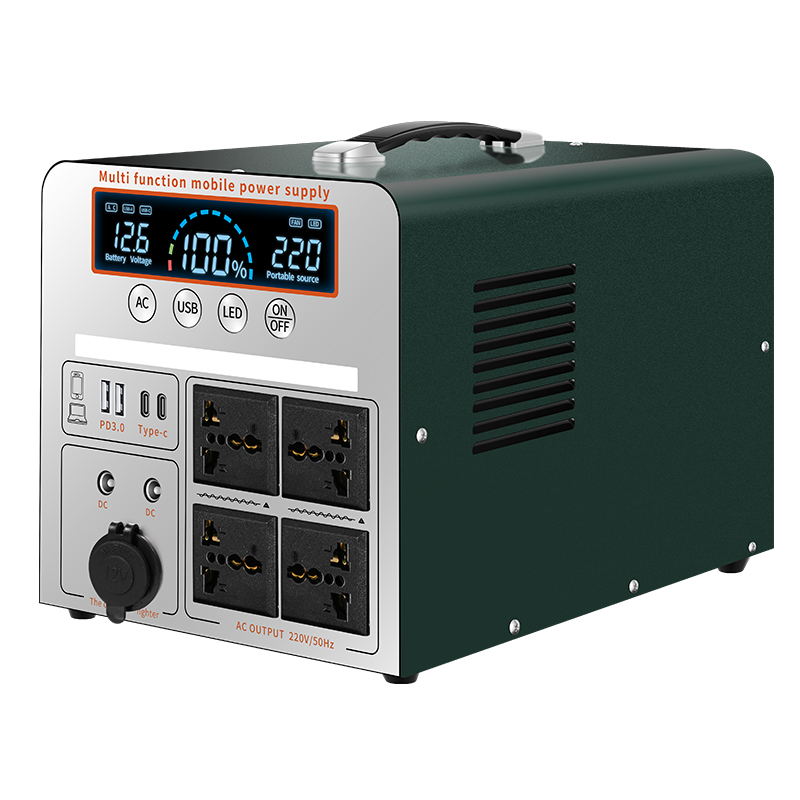 Trạm sạc điện di động công suất 1200w/220v, Máy phát điện di động mini xách tay, Trạm tích điện dự phòng dung lượng cao 5600mAh,
