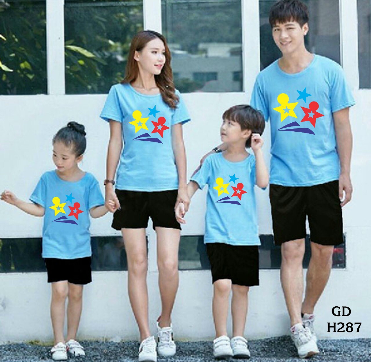 [sĩ] áo thun gia đình đi biển áo gia đình 3,4,5 người chất cotton mịn mát chất đẹp [giá 1 áo]
