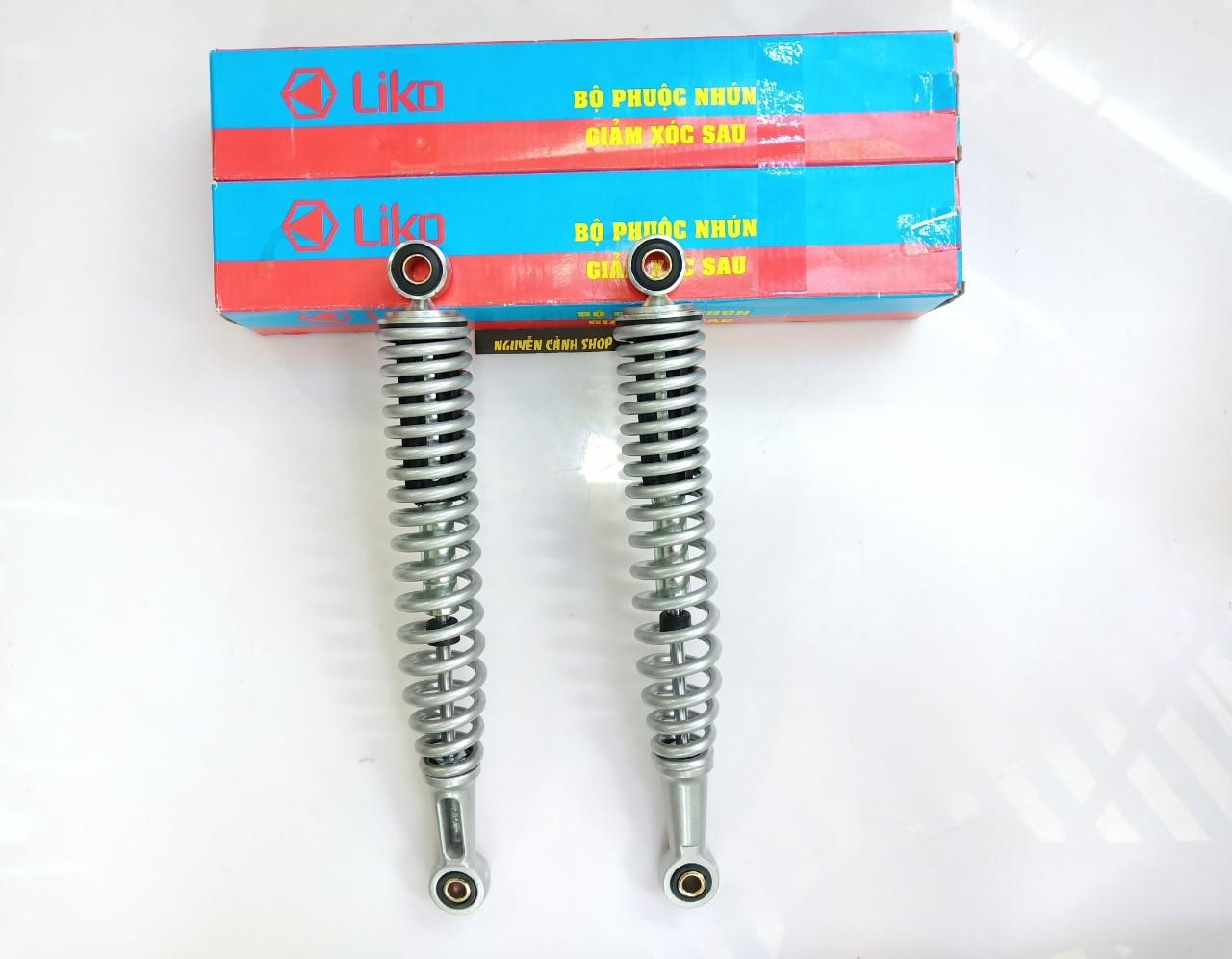 Phuộc sau xe wave alpha màu bạc liko