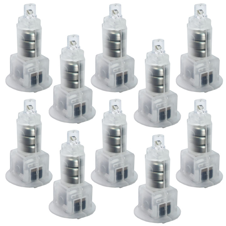 [HCM] Combo10 Cái ĐÈN LED CHỚP 7 MÀU DÙNG PIN -  lắp vào đèn lồng đèn trung thu đồ chơi trẻ em...