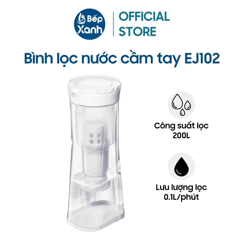 Bình Lọc Nước Cầm Tay Mitsubishi Cleansui EJ102 (1.5L) - Công Suất Lọc 200L - Xuất xứ Nhật Bản - Bảo hành chính hãng 1 năm