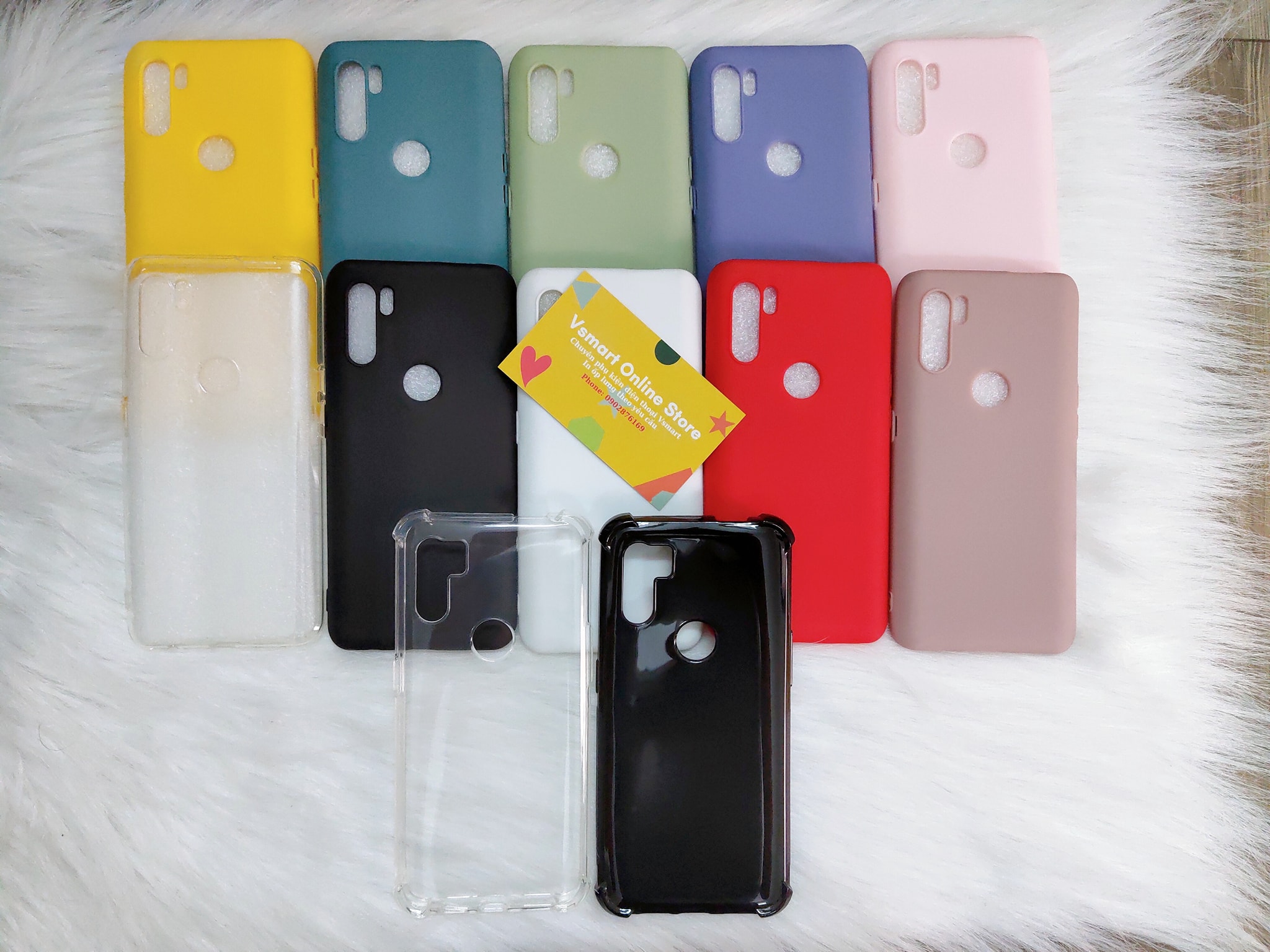 Ốp lưng Vsmart Live/ Live 4/ Joy 3/ Joy 4/ Aris/ Aris Pro/ Star 5/ Star 4/ Star 3/ Active 3- Dẻo màu