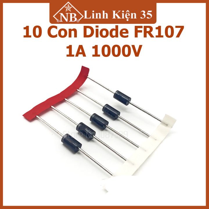 10 Con Diode FR107 1A 1000V