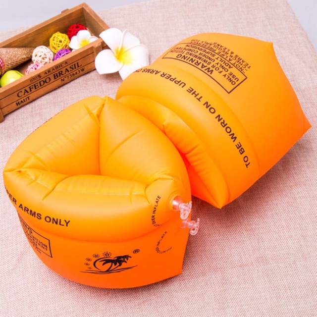 Combo 2 chiếc phao tay tập bơi cho trẻ em và người lớn - Chất liệu PVC dẻo An Toàn sản phẩm tốt với chất lượng và độ bền cao