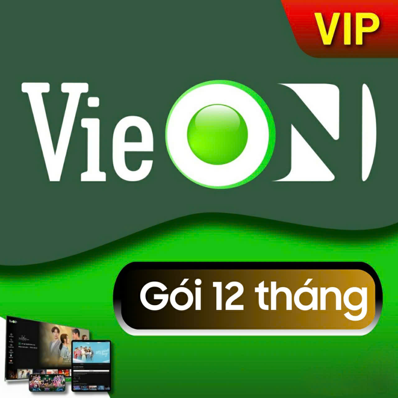 Tài khoản VieON 1 năm, giải trí không giới hạn, SHARETAIKHOAN