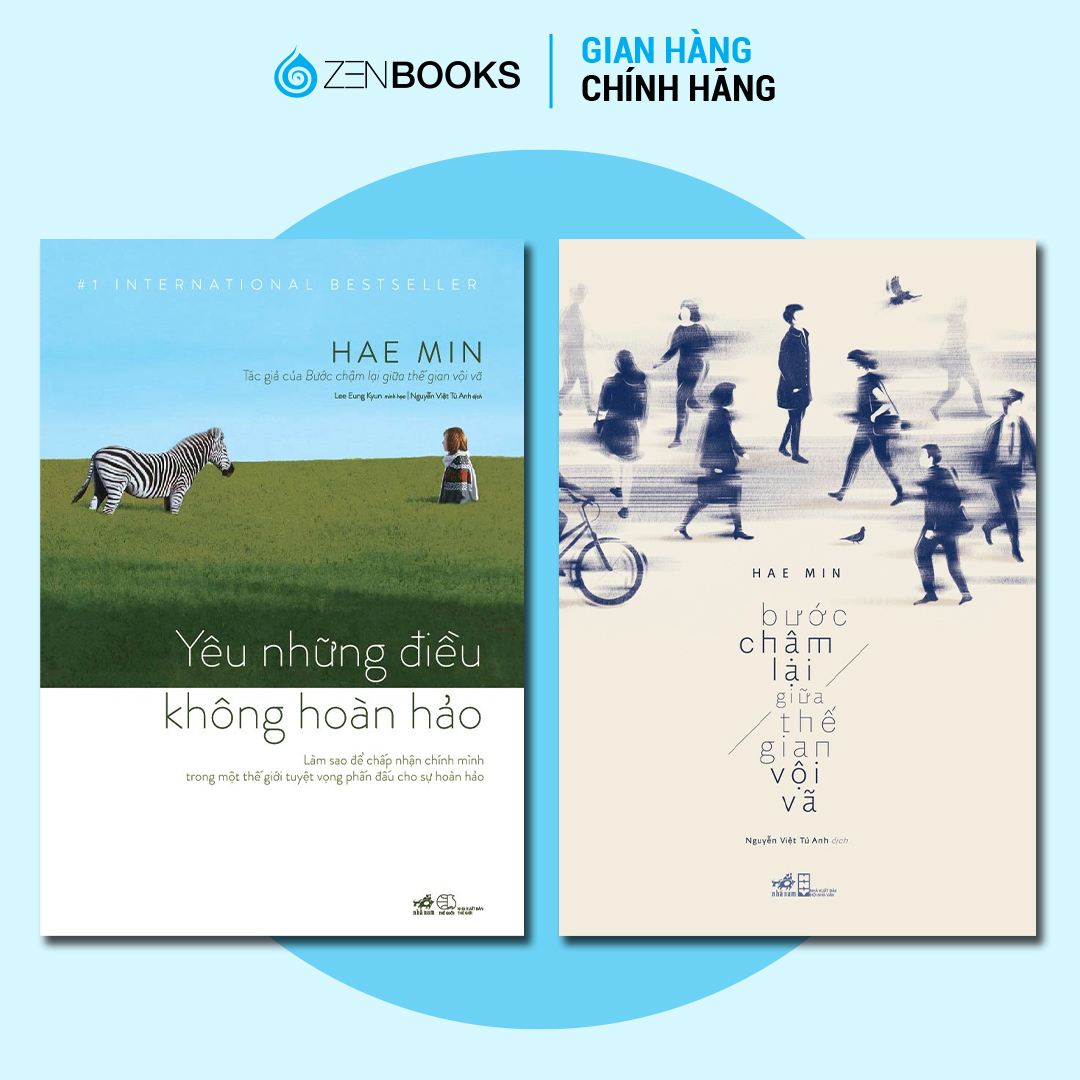 Bộ Sách Yêu Những Điều Không Hoàn Hảo + Bước Chậm Lại Giữa Thế Gian Vội Vã