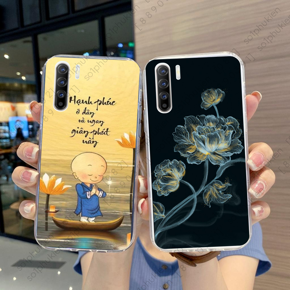 Ốp lưng Oppo A91 - F15 - Reno 3 dẻo in hình thư pháp nhiều mẫu sắc nét