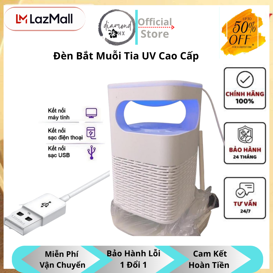 Đèn Bắt Muỗi Diệt Côn Trùng bằng tia UV Thông Minh – An Toàn, Hiệu Quả, Không Hóa Chất – Hút Muỗi Tự Động, Bền Bỉ-DiamondHX officiaI Mall