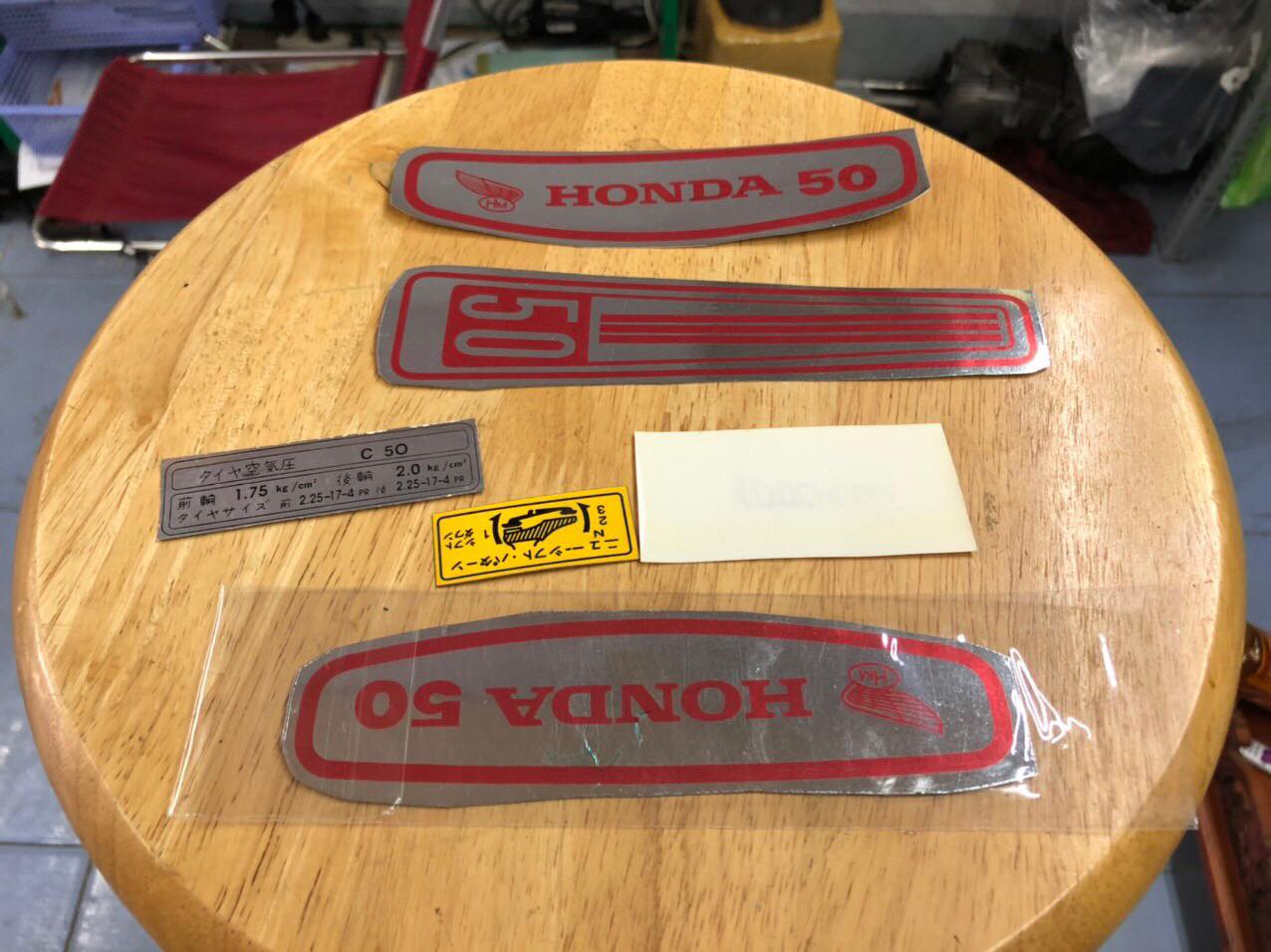 hàng mới: trọn bộ tem decal cho anh em dọn xe honda dame