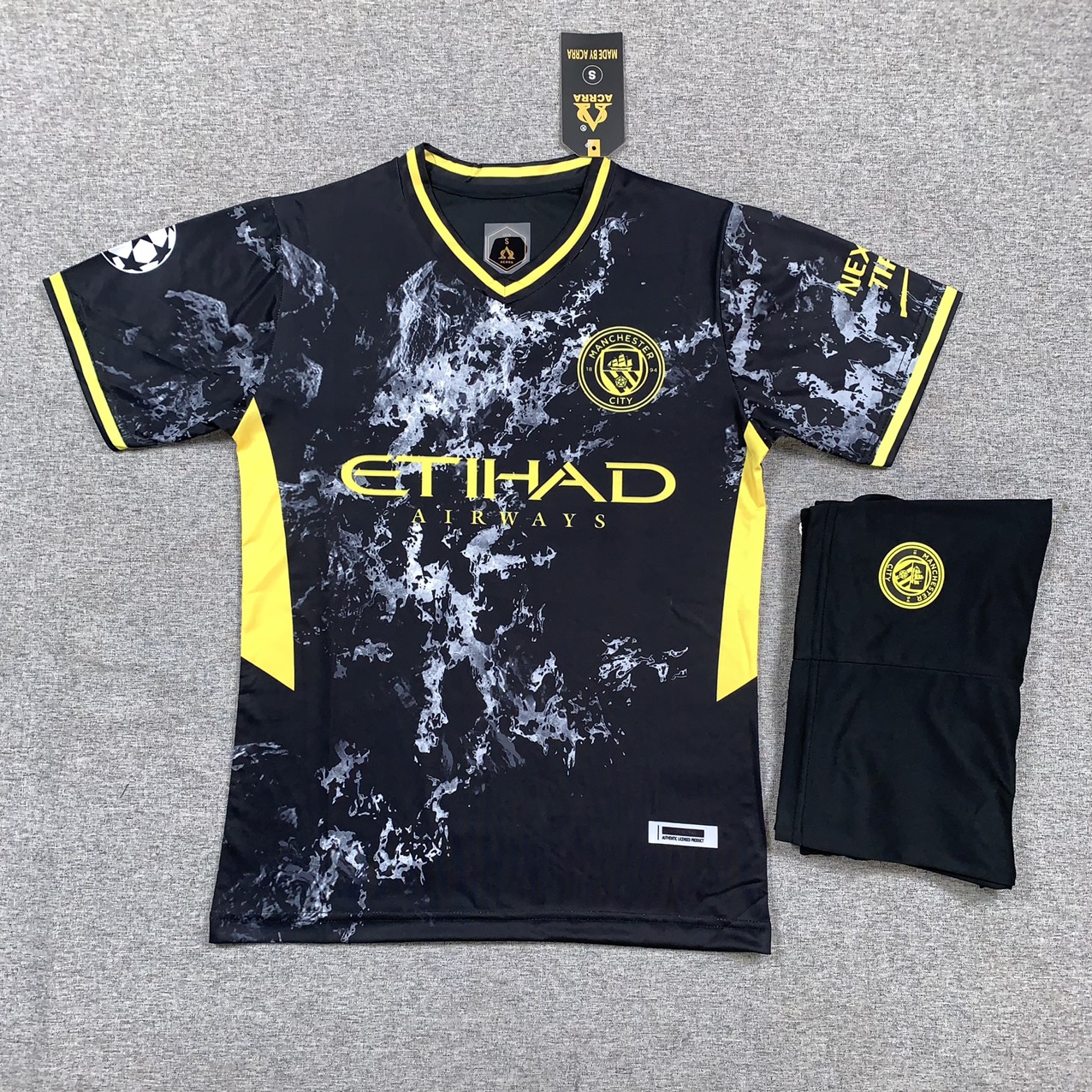 Áo Quần Bóng Đá CLB Manchester CITY - Thun Thái Cao Cấp - Co Giãn 4 Chiều