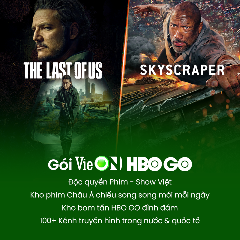 Gói giải trí VieOn VIP HBO Go
