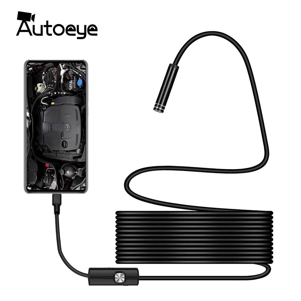 Camera nội soi 7/5.5MM IP67 6LED chống thấm nước cho Windows Macbook PC Android