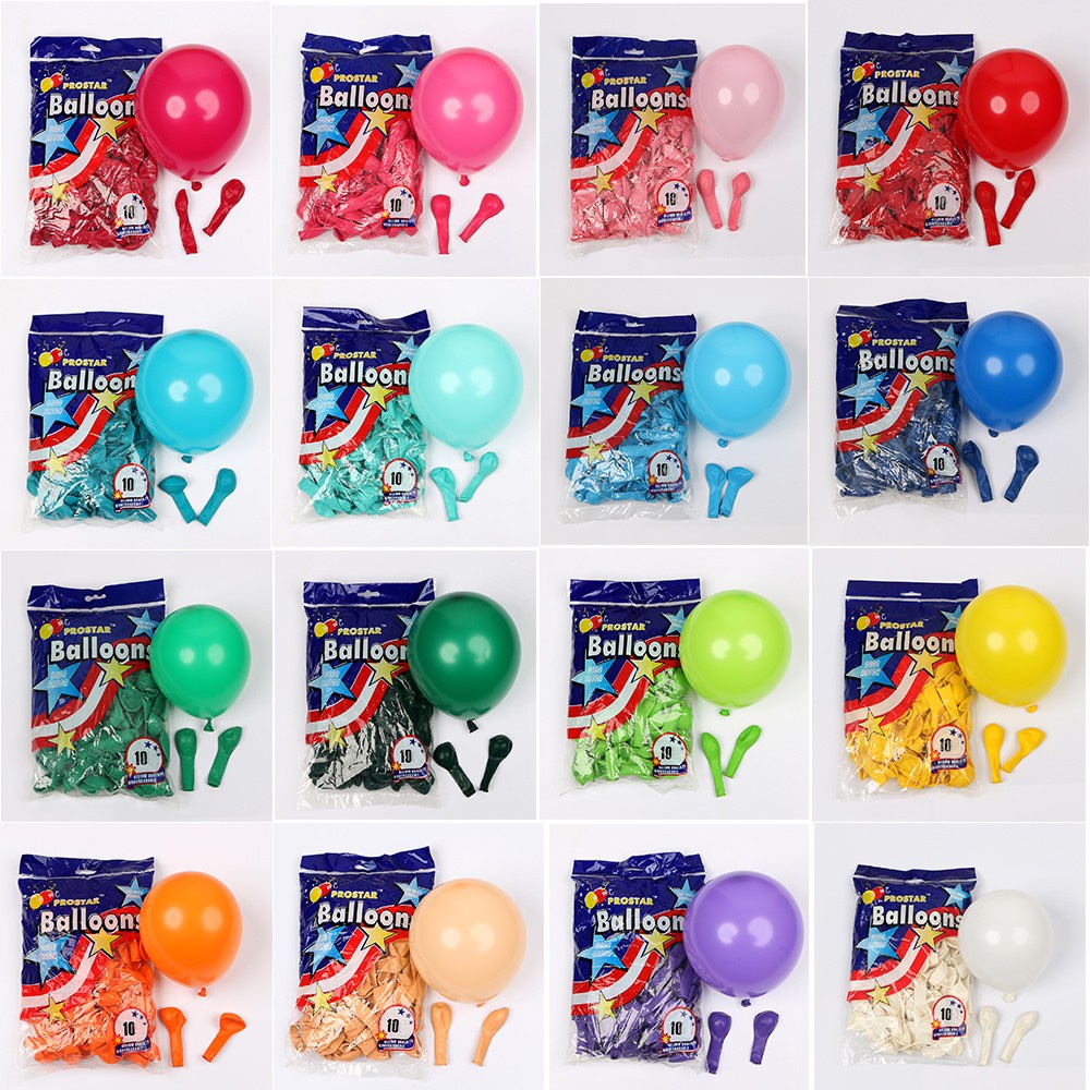 Set 50 Bong Bóng Latex Dày 5 Inch Trang Trí Tiệc Sinh Nhật/Lễ Kỉ Niệm/Lễ Tình Nhân