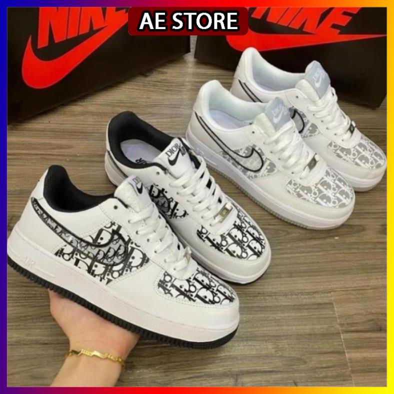 Giày thể thao AF1 dior, Giày sneaker air Force  DIO nam nữ Hot trend Full Box Bill