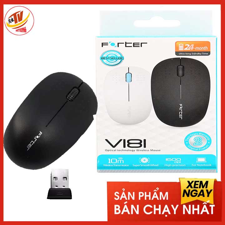 Chuột Không Dây forter v181 dành cho laptop máy tính