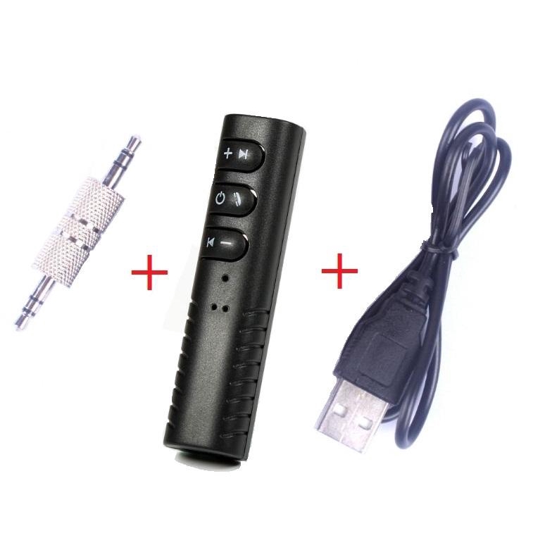 Bộ thu âm thanh Bluetooth Lavalier 3.5AUX cho xe hơi, loa, tai nghe + Tặng Jack 3.5 và cáp sạc